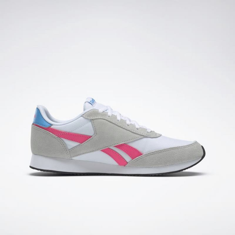 Reebok Royal Classic Jogger 2.0 Tenisky Damske - Siva/Biele/Ruzove/Modre TU8552ZP